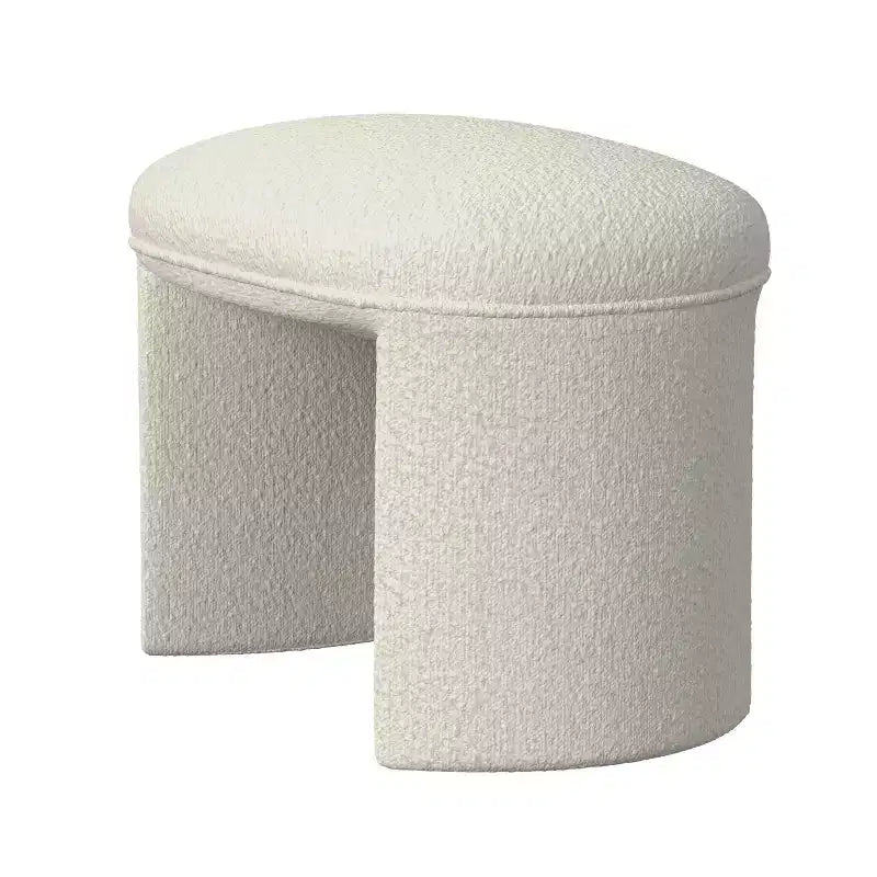 Petit pouf d'appoint moderne rectangulaire, rembourré pour chambre à coucher, salon