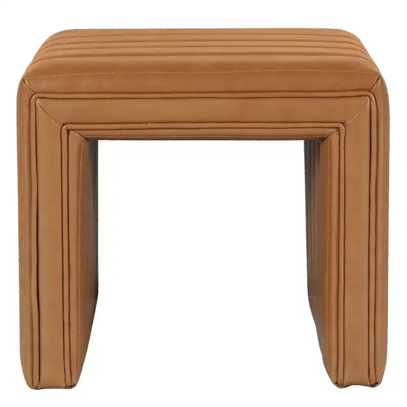 Petit pouf d'appoint moderne rectangulaire, rembourré pour chambre à coucher, salon
