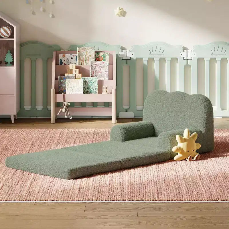 2-in-1 Kids Sofa Comfortable sofa Longue Chair Soft Foam sofa Gift for Children and Girls