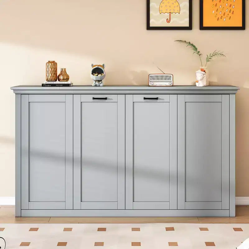 Twin Size Murphy Bed, Can Be Folded into a Cabinet