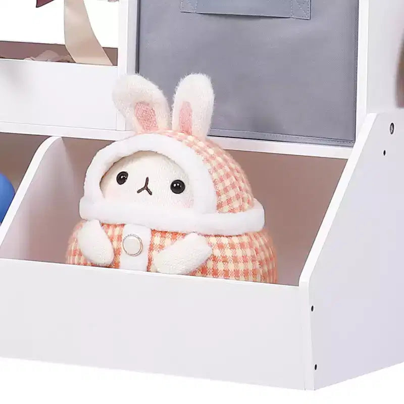 Rangement pour Déguisements Enfants, Penderie Lumineuse pour Costumes avec Armoire et Bacs pour Chambre d'Enfant ou Salle de Jeux