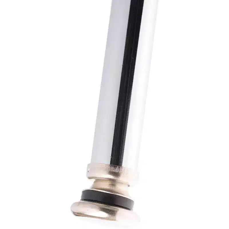 Tabouret de bar d'appoint en acier robuste, réglable en hauteur de 81 à 99 cm, avec dossier rembourré en vinyle noir
