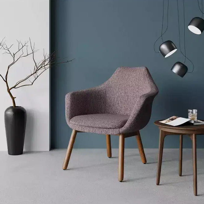 Cronkite Twill Accent Chair Gray - Manhattan Comfort
