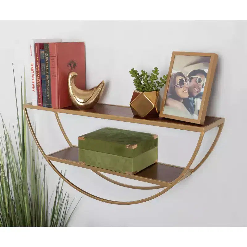 26 x 11 Half Circle Wall Shelf