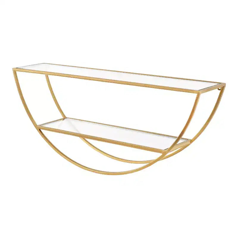 26 x 11 Half Circle Wall Shelf