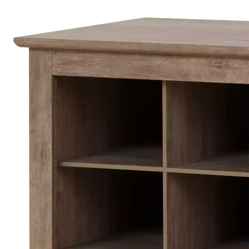 18 Pair Shoe Storage Cubbie Bench