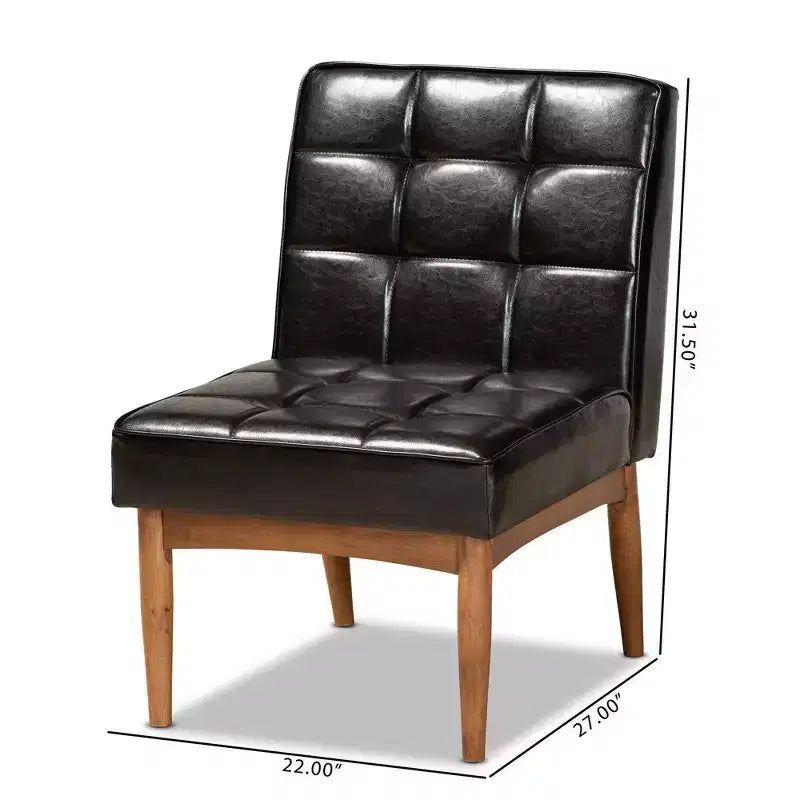 Chaise de salle à manger en bois Sanford