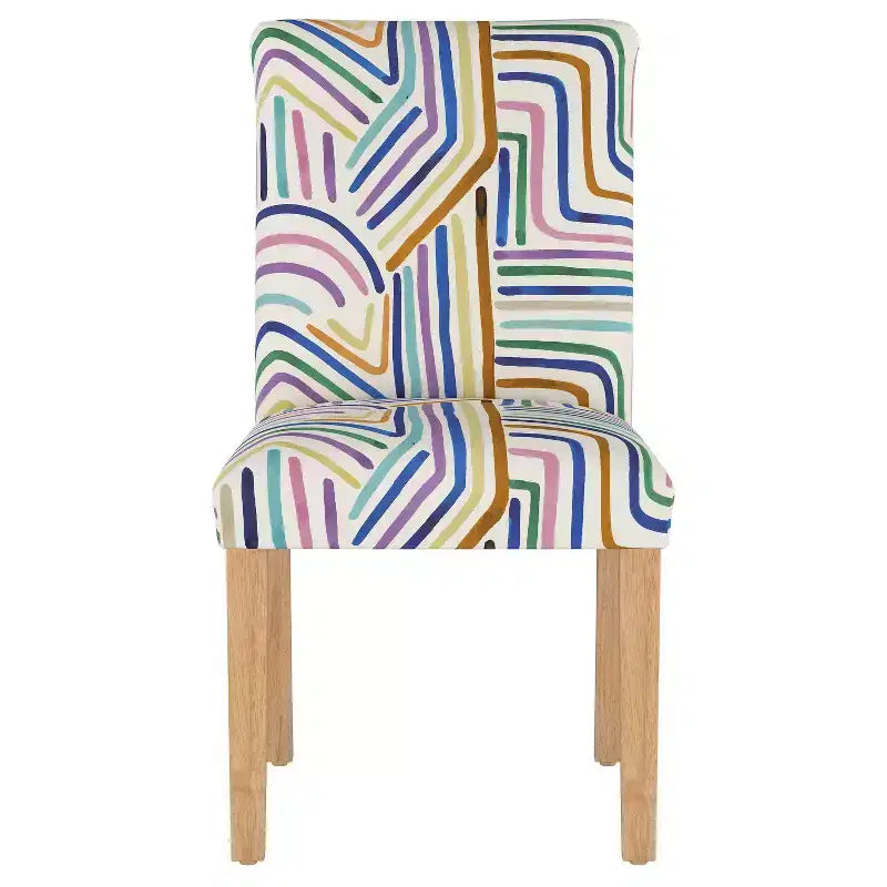Chaise de salle à manger aux motifs ludiques