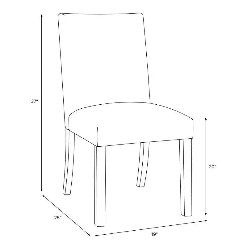 Chaise de salle à manger aux motifs ludiques