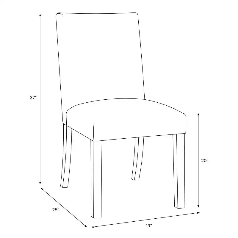 Chaise de salle à manger aux motifs ludiques