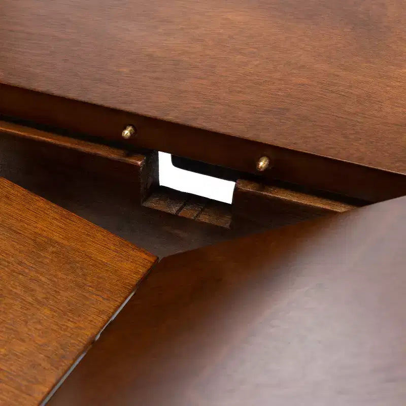 Manual Extension Dining Table - Walnut